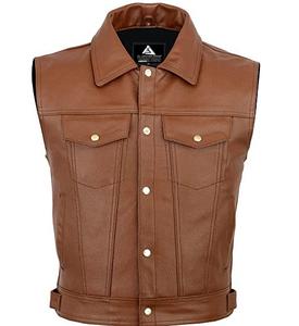 แจ็คเก็ตหนังแฟชั่นลำลองผู้ชายขายส่ง สำหรับนักขี่มอเตอร์ไซค์ แจ็คเก็ตหนัง PU แท้สั่งตัดทรงเข้ารูปสำหรับผู้ชาย - Product Image 1