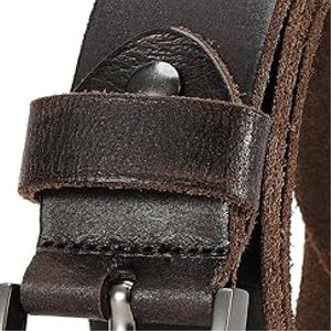 Nuevo 2025, superventas, cinturón de cuero con hebilla de Pin para hombre de cuero genuino, cinturones de cuero informales de negocios a la moda - Product Image 2