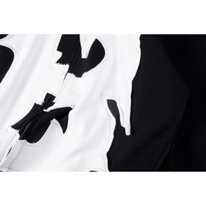 Sudadera con capucha de alta calidad al por mayor 100% algodón Diamond-set Zip up B logo impresión bordado moda precio barato para hombres - Product Image 4