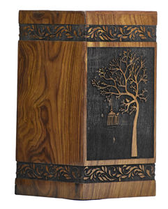 Handmade Modern Wooden Cremation <b>Urns</b> for Male and Female Decorative Funeral Burial <b>Urns</b> - Product Image 4