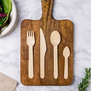 เครื่องใช้บนโต๊ะอาหารแบบธรรมชาติพร้อมการออกแบบทาสีการตกแต่งห้องครัวการออกแบบพื้นที่หรูหราทำจากไม้ช้อนตกแต่งห้องครัวและโรงแรม - Product Image 6