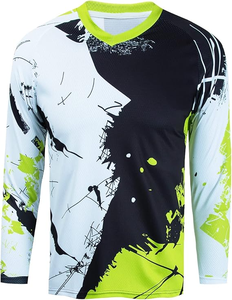 Maillot de motocross personnalisé avec un design sublimé, créez votre propre maillot de motocross, nouveau style, manches longues, couleur unie, chemise de motocross pour homme - Product Image 1
