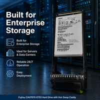 Pour Fujitsu CA07670-E753 1,6 To 2,5" SAS 12 Gb/s MLC SSD pour l'ensemble de stockage Eternus DX S3 / DX S4 avec caddy Hot-Swap d'origine