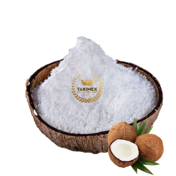 Takimex-Marke hochwertiges getrocknetes Kokosnusspulver mit hohem Fettgehalt und geringem Fettgehalt günstige Preise  extra feine Qualität (25 kg) aus Vietnam Herkunft