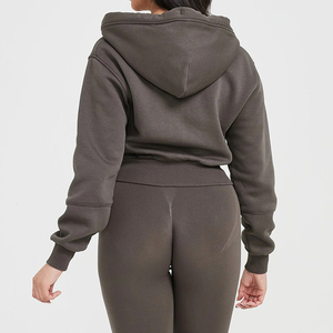 Sweat à capuche pour femme avec logo personnalisé, couleurs unies, hiver, automne, voyage, mode, sororité, avec broderie 3D, lettres grecques, streetwear - Product Image 3