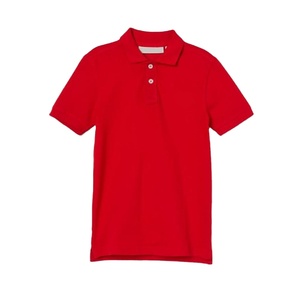 Camiseta deportiva personalizada de manga corta para niños, Polo de algodón 100% de diseño de estilo superior, Color sólido, cómoda, de secado rápido - Product Image 1