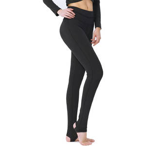 Leggings de sport taille haute avec logo personnalisé pour femmes, pantalon d'entraînement de compression extensible et cousu avec style décontracté pour une utilisation en salle de sport - Product Image 3