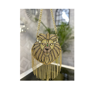 Designer Écologique Léger Tigre Brodé Sac À Main Femmes Portable Grande Capacité Fermeture À Glissière Durable Étanche - Product Image 1