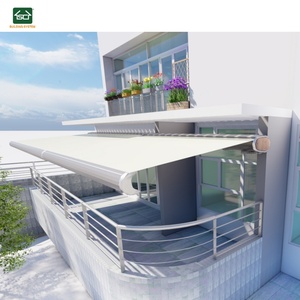 Toldo plegable eléctrico personalizado montado en la pared aprobado por la CE Techo retráctil motorizado personalizable - Product Image 2