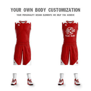 Tissu confortable respirant élégant en couleur Bsci Short de basket-ball d'été en gros hommes portent un uniforme de basket-ball - Product Image 3