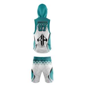 Uniforme de Fútbol Americano 7v7 de Alta Calidad con Capucha, Spandex/Poliéster, Todas las Temporadas, Color Personalizado, RIVIAN ATLANTIC - Product Image 3