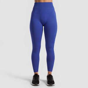 Pantalones de yoga fitness de cintura alta para mujer Leggings de punto de moda - Product Image 1