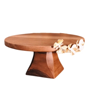 Vajilla de Hotel, soporte para pastel de postre dulce, soporte para pastel de madera de mesa elegante para el hogar, soporte para pastel de Material de madera de calidad creativa - Product Image 3