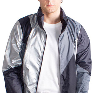 Survêtement coupe-vent léger pour homme, streetwear d'hiver, logo personnalisé OEM, couleur unie avec poches latérales - Product Image 5