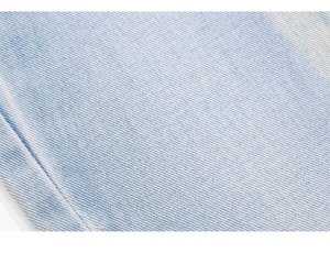 เสื้อยีนส์สำหรับผู้ชายกระโปรงยีนส์ยาวกระโปรงยีนส์ขาดแฟชั่น - Product Image 4