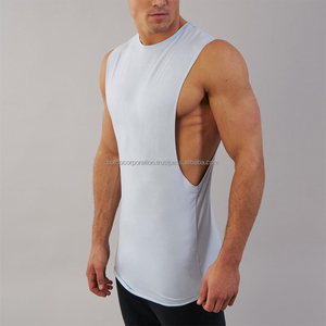 Camiseta sin mangas deportiva de gimnasio para hombre personalizada de alta calidad, Camiseta deportiva de estilo informal de punto transpirable de secado rápido disponible en venta al por mayor - Product Image 4