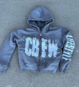 Sudaderas con capucha informales de invierno para hombre, Color sólido, 100% algodón, ajuste Regular, ecológico, secado rápido, transpirable, ropa de moda - Product Image 6