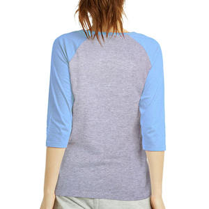 100% algodón de alta calidad para mujer, camisetas de manga larga con cuello redondo, Camisetas Básicas de manga corta sólidas de verano, Tops - Product Image 6