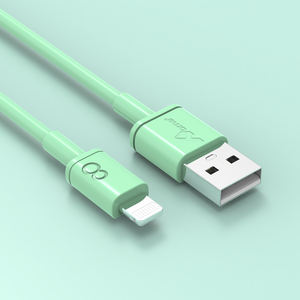 Câble de données USB 2M 3A pour iPhone HCB-03-IP câble de téléphone portable de couleur verte - Product Image 4