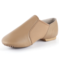 Zapatos de Baile Jazz Planos de Cuero Negro/Marrón con Forro de Algodón para Niñas y Niños, Tallas US para Bebés/Niños Pequeños/Niños Grandes, en Stock