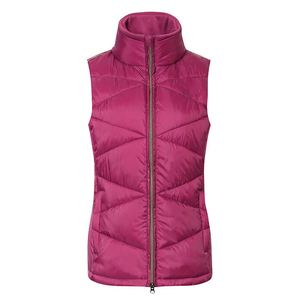 Chaleco acolchado transpirable Formal con cremallera completa, detalle de botones para el uso diario estable, forro polar suave, ribete interior acanalado para montar en primavera - Product Image 1