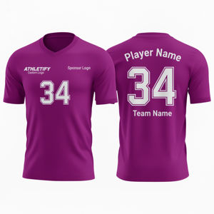 Maillot de football et maillot de football de qualité supérieure avec logo de l'équipe et numéros Vêtements de sport élégants pour les jeux de football et l'entraînement de football - Product Image 1