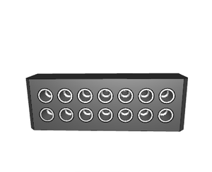 Cho M80-844 loạt nữ dil 24-28 AWG kết nối cáp Kit Ổ khóa cửa 2.00 mét Pitch độ tin cậy cao vàng liên hệ với IP65 PCB - Product Image 3