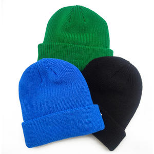 Custom Striped <b>Slouchy</b> <b>Beanie</b> with Built-In Face Mask - Product Image 1