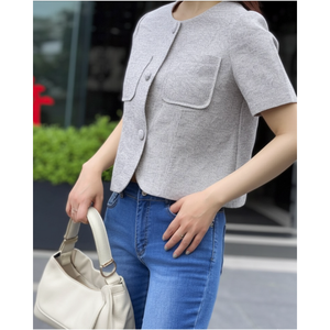 เสื้อเชิ้ตสตรีทแวร์ผู้หญิงใส่ในฤดูร้อนเสื้อผ้าแฟชั่นสไตล์เวียดนามลำลองหรูหรา - Product Image 2