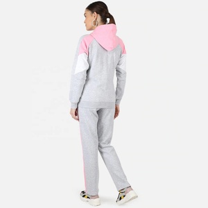Ensemble deux pièces pour femmes Hoodies Survêtements pour femmes Jogging Costume de sport Broderie personnalisée Patch Logo lourd pour femmes Costume décontracté - Product Image 2