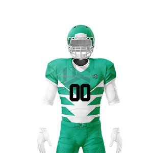 Custom Team American Football Uniform Kit Sports Jerseys Anti-Bacterial Quick Dry Polyester Front Jersey Pant Set League <b>Matches</b> - Product Image 4
