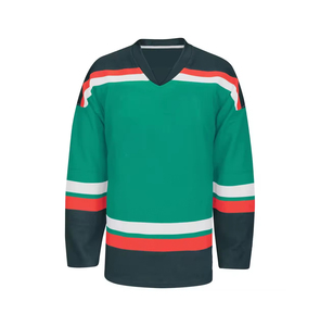 2025 Jersey de hockey sobre hielo en casa uniforme traje personalizable Jersey de hockey sobre hielo con camisas bordadas servicio OEM disponible - Product Image 6