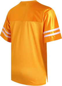 Manga a rayas Material suave al tacto único Logos personalizados y marca Moda de gama alta Venta al por mayor Camisetas de fútbol americano en blanco - Product Image 2