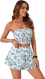 Conjunto de Ropa de Verano con Logotipo Personalizado, Top Corto y Pantalones Cortos de Dos Piezas, Traje Deportivo de Dos Piezas, Conjunto de Sudadera y Pantalones Cortos para Mujer - Product Image 4