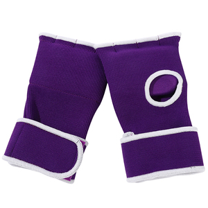 Gants intérieurs de boxe avec logo personnalisé et rembourrage élastique en coton gel enveloppements pour un équipement et une protection efficaces - Product Image 4