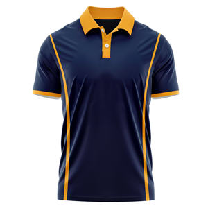 Camiseta Polo Personalizada para Hombre al por Mayor, Secado Rápido, Poliéster y Algodón, Impresión de Logotipo OEM ODM, Uniforme Deportivo y Corporativo - Product Image 1