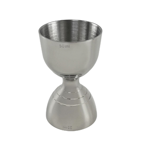 Jigger professionnel en verre en acier inoxydable Jigger Barware pour la fête à la maison modèle Martini de Noël utilisé - Product Image 6