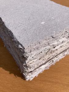 10 feuilles de 8.5x11 pouces assorties de papier gris recyclé fait à la main de style neutre avec impression UV offset de fée pour boîtes-cadeaux - Product Image 3