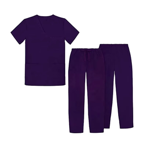 Top Qualité Femmes Gommage Ensembles Uniforme Conception Hôpital Marque Privée Scrubs Infirmière Médicale Uniforme - Product Image 4