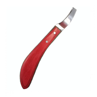 Farrier Loop Sabot Couteau Rasoir Lame Ovale Poignée Colorée Outil De Coupe De Sabot Equin | Couteau Professionnel De Soins Du Sabot