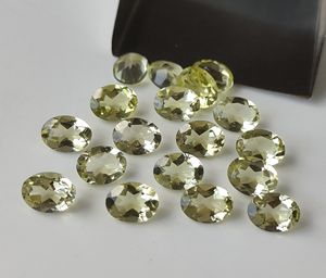 อัญมณีควอตซ์ทรงไข่เลมอนธรรมชาติตัดเป็นเหลี่ยมเพชรพลอยหลวม3x5mm-8x10mm สำหรับทำเครื่องประดับขายส่งราคา - Product Image 2