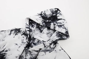 เสื้อฮู้ดแบบสวมหัวของผู้ชายเสื้อฮู้ดดี้แบบสวมหัวย้อมสีมัดย้อมผ้าคอตตอน100% การต่อสู้คุณภาพสูงเสื้อฮู้ดแฟชั่นระดับพรีเมียมออกแบบโลโก้ได้ตามต้องการ - Product Image 6