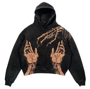 Chất Lượng Cao Cộng Với Kích Thước Người Đàn Ông Của Nặng Trọng Lượng Lông Cừu Áo 100% Bông Dệt Kim Áo Thêu Logo In Ấn New York Phong Cách - Product Image 1