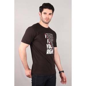 Crew Neck Casual Short Sleeve T-Shirt 100% Cotton 240 GSM Jersey Garment Dyed Front Custom Logo Silk Screen <b>Print</b> OEM ODM - Product Image 3