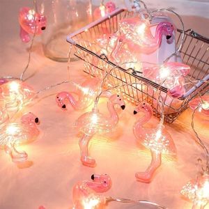 Groothandel 20Set 9ft Roze Led Flamingo Lichtslinger Accu Aangedreven Met Ip65 Rating Voor Kerstversiering - Product Image 3