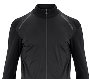 Veste de cyclisme à manches longues pour homme SPRINT SPORTS, coupe-vent, 100% polyester, noire, vêtements de sport d'extérieur - Product Image 4