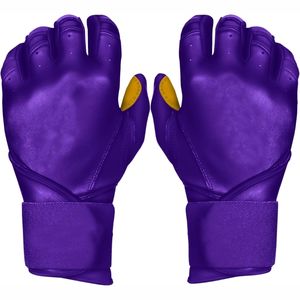 Gants de Frappeur de Baseball Softball à Manchette Longue pour Adulte et Jeune Gants de Frappeur en Cuir de Haute Qualité - Product Image 5