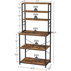 Modern Lightweight Metal Kitchen Racks with Space-efficient Design Ideal for Organizing Compact Kitchens at Sale Rate - Product Image 5