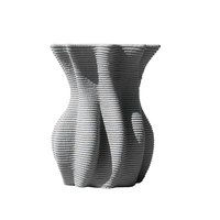 Pot de fleur rond imprimé 3D, plante géométrique, jardin extérieur, vente en gros