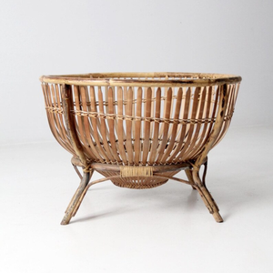 Panier rond en bambou tissé à la main pour la présentation des fruits et la décoration de la maison - Product Image 4